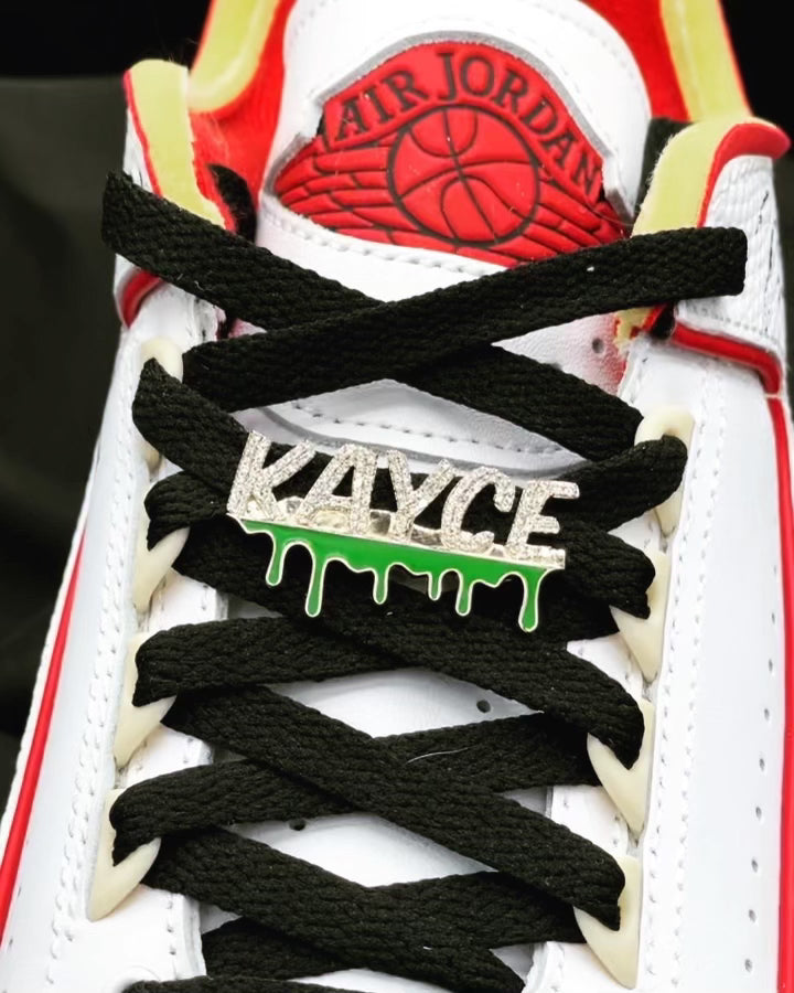 Custom Name Plate with Glow in the Dark Drip