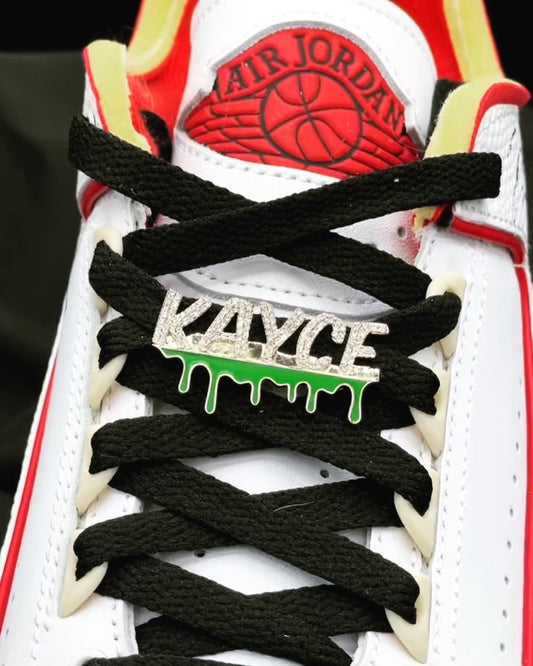 Custom Name Plate with Glow in the Dark Drip